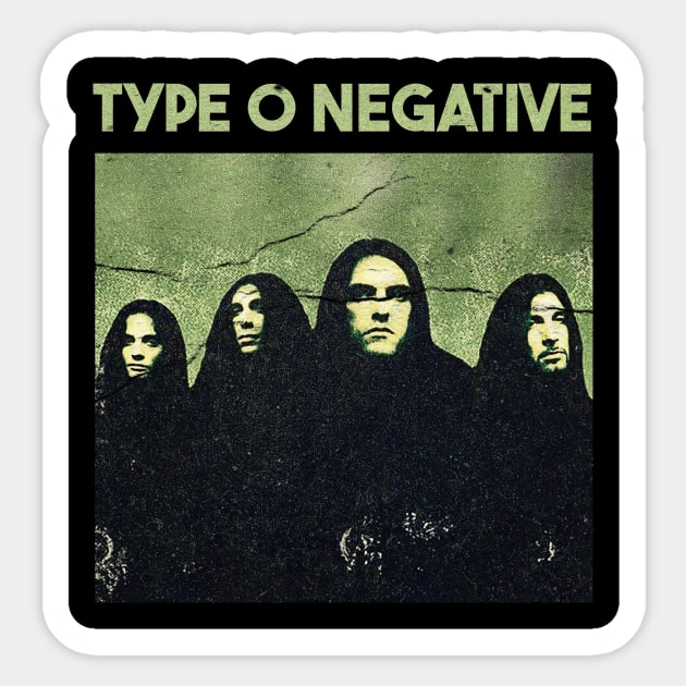 no more type negative retro Sticker by top snail